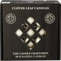 Candles White Floating 5 x 3cm 50s