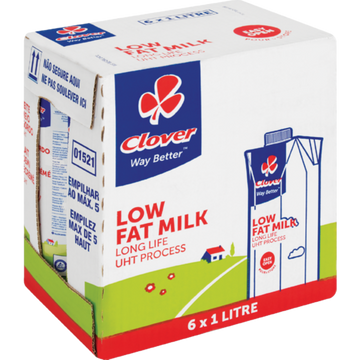 Milk Clover Low Fat 6x1lt