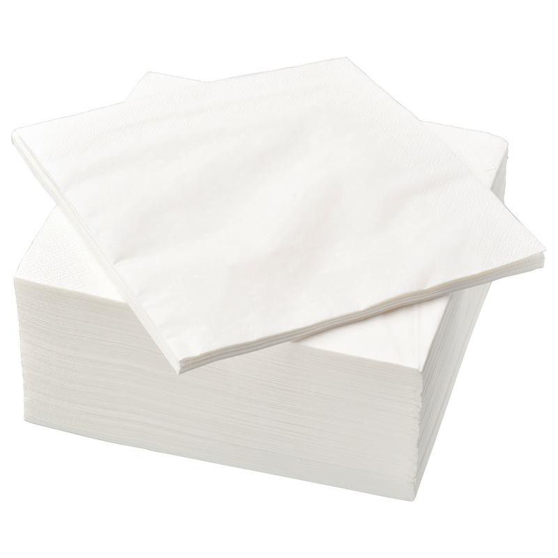 Serviettes 2ply White 1000's