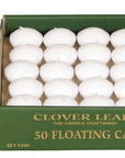 Candles White Floating 5 x 3cm 50s