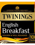 Twinings English Breakfast Tea 100s