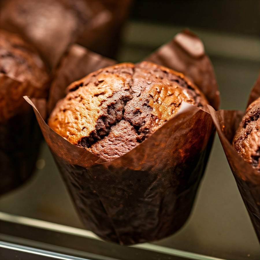 Muffin Cases Tulip 100s Brown
