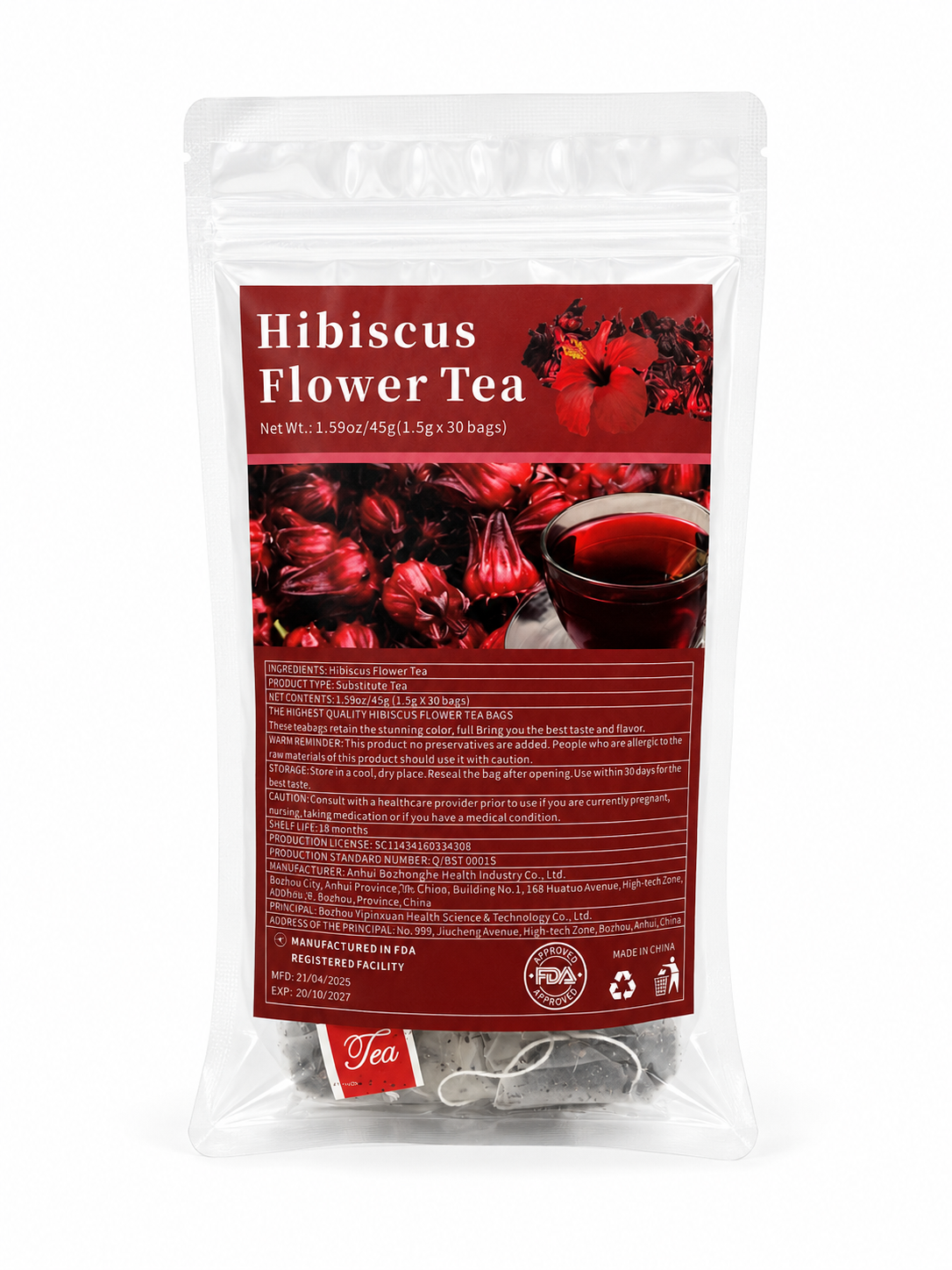 Tea Kanglai Hibiscus Tea 45g