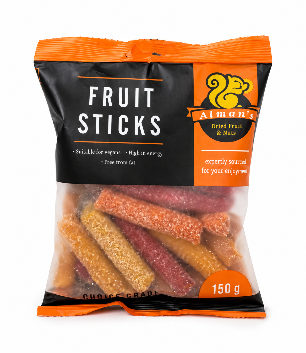 Fruit Sticks 150g - Alman's Dried fruit &amp; nuts