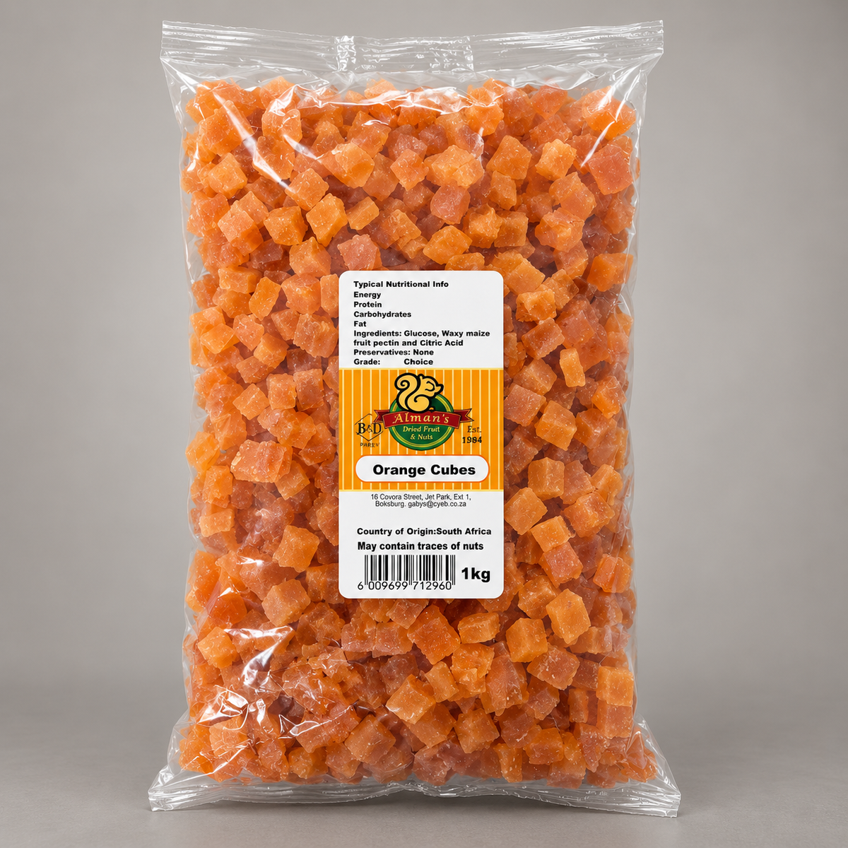 Dry Fruit Orange Cubes 1kg