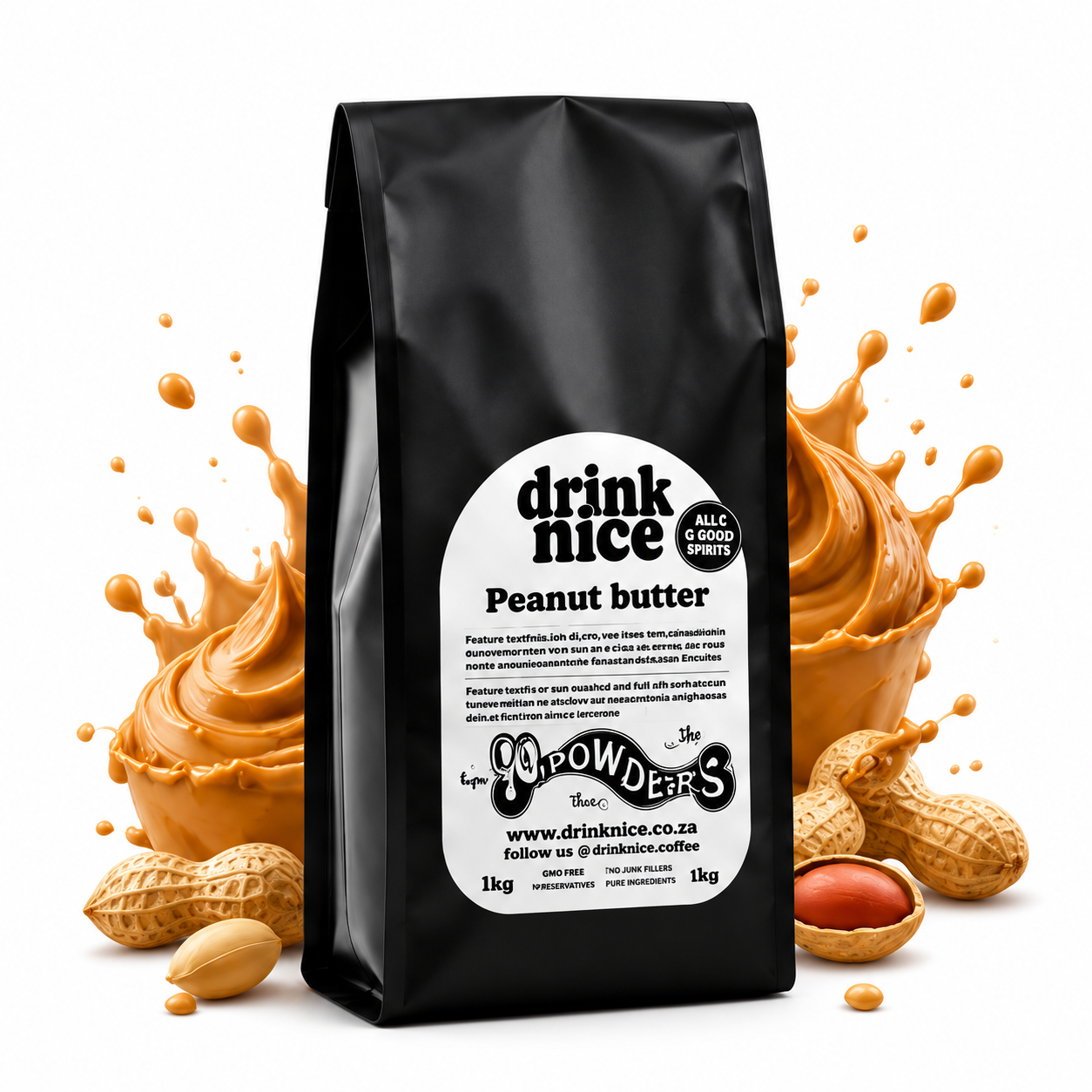 N'ice Frappe &amp; Latte Powders 1kg - No Sugar