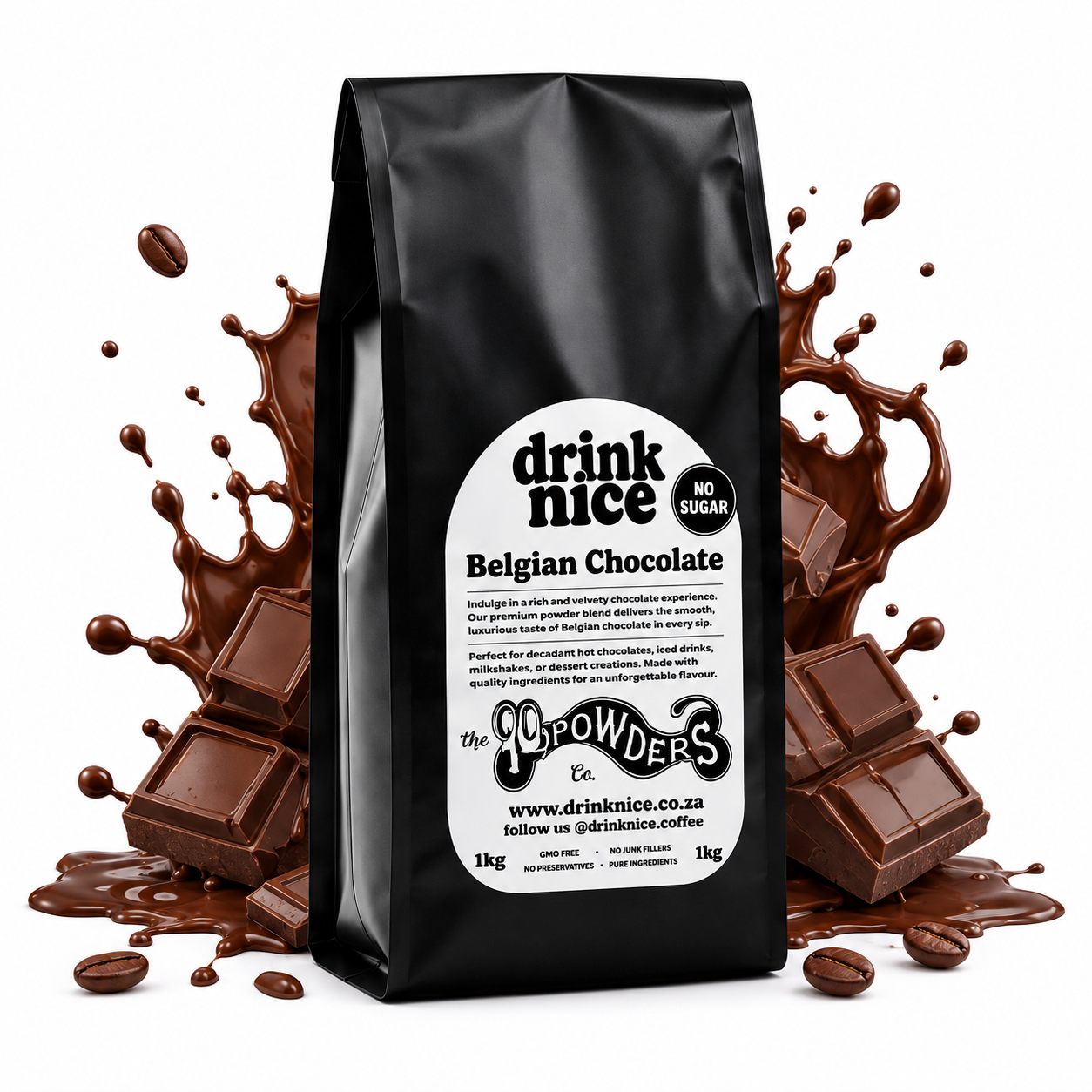 N'ice Frappe &amp; Latte Powders 1kg - No Sugar