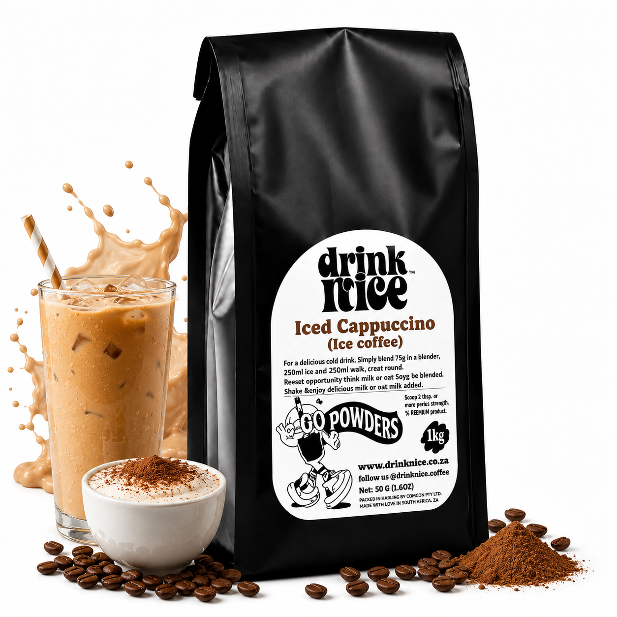 N'ice Frappe &amp; Latte Powders 1kg