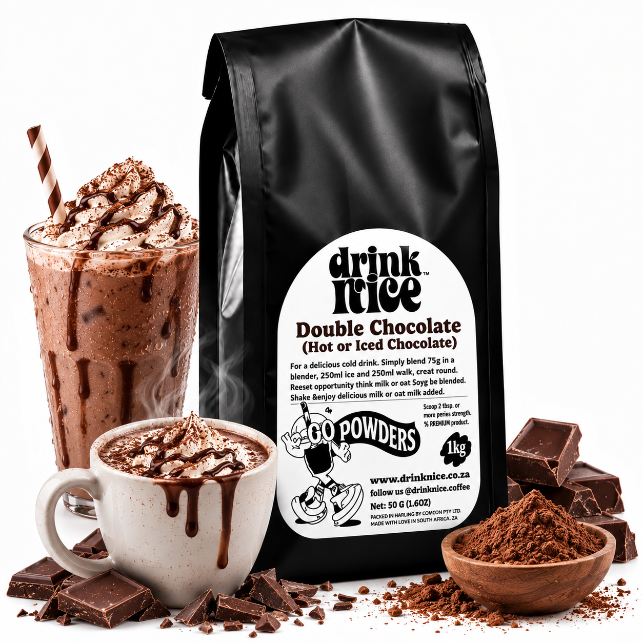 N'ice Frappe &amp; Latte Powders 1kg