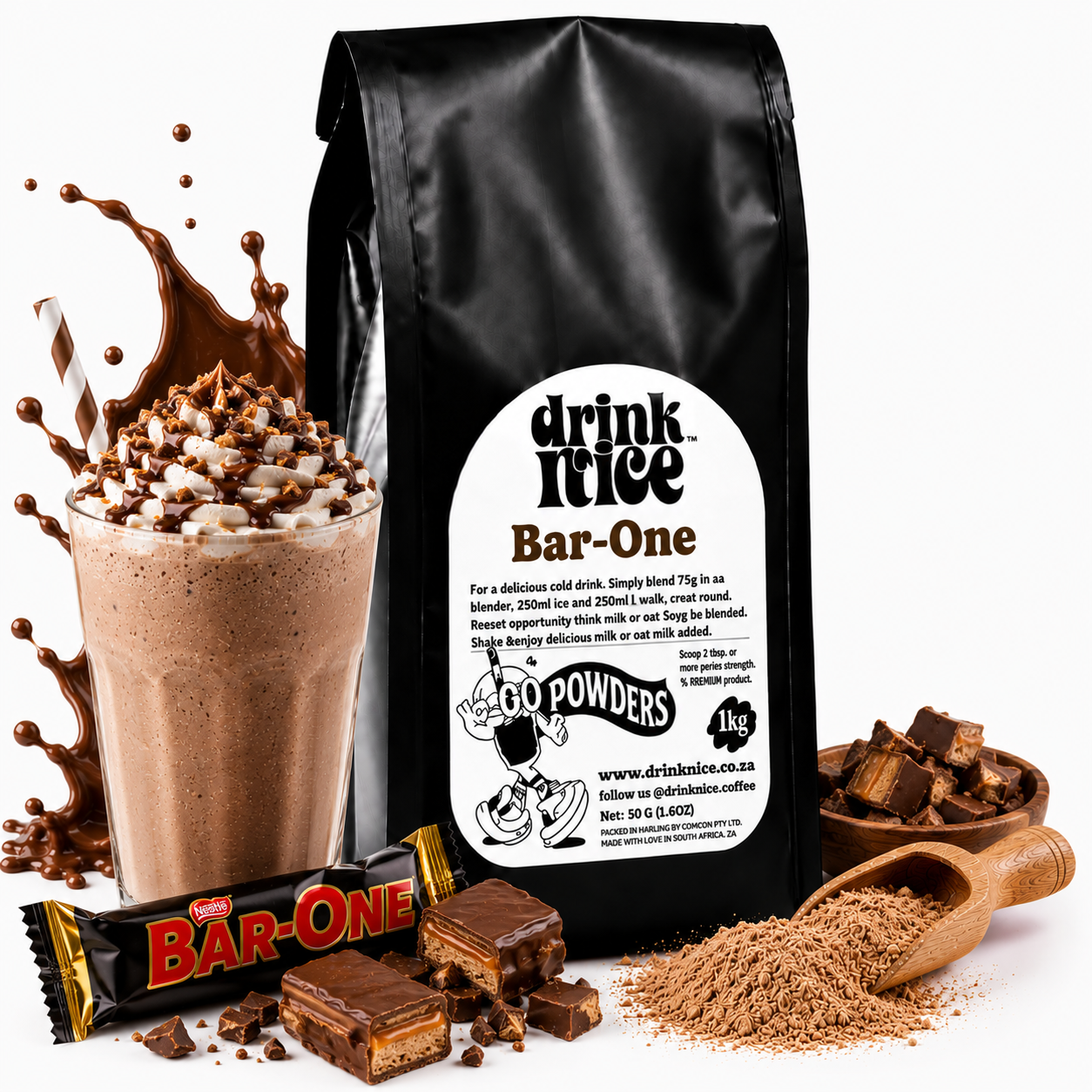 N'ice Frappe &amp; Latte Powders 1kg
