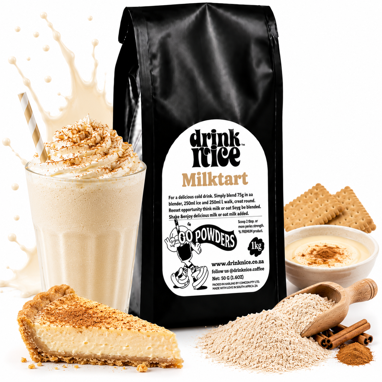 N'ice Frappe &amp; Latte Powders 1kg