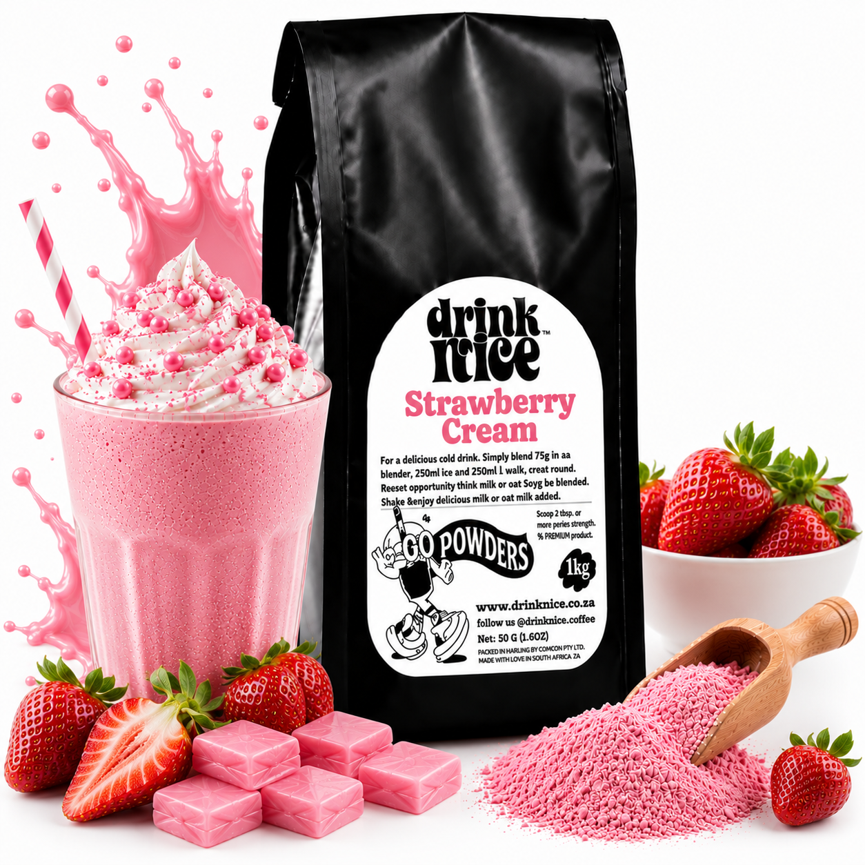 N'ice Frappe &amp; Latte Powders 1kg