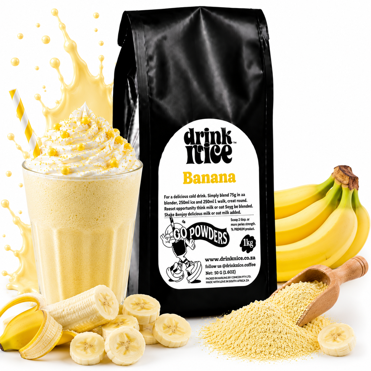 N'ice Frappe &amp; Latte Powders 1kg