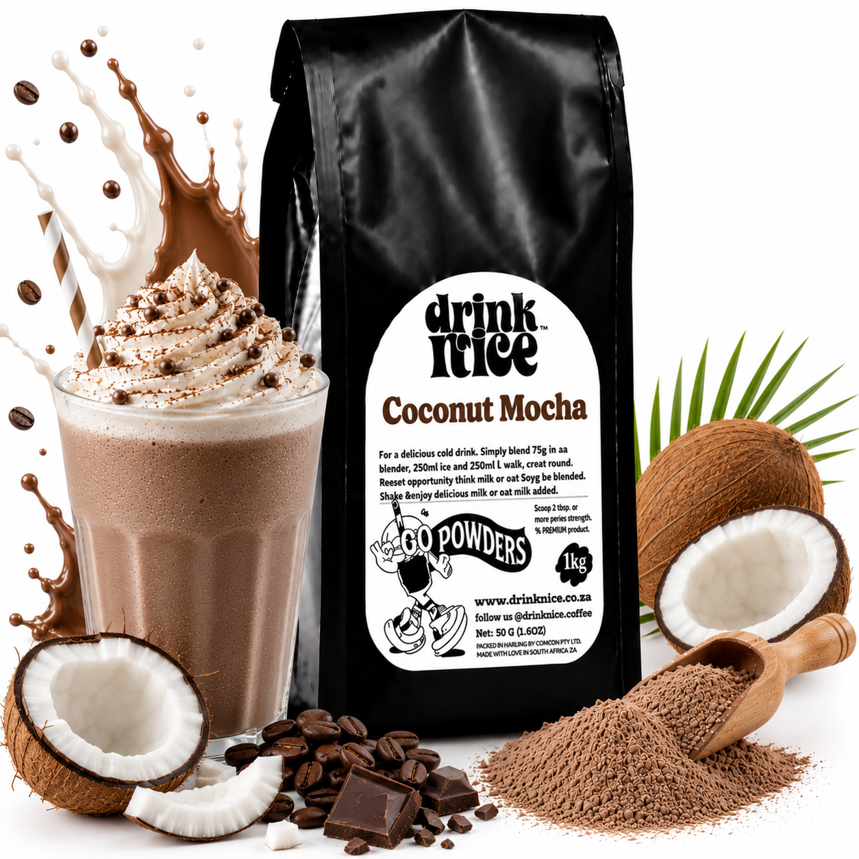 N'ice Frappe &amp; Latte Powders 1kg