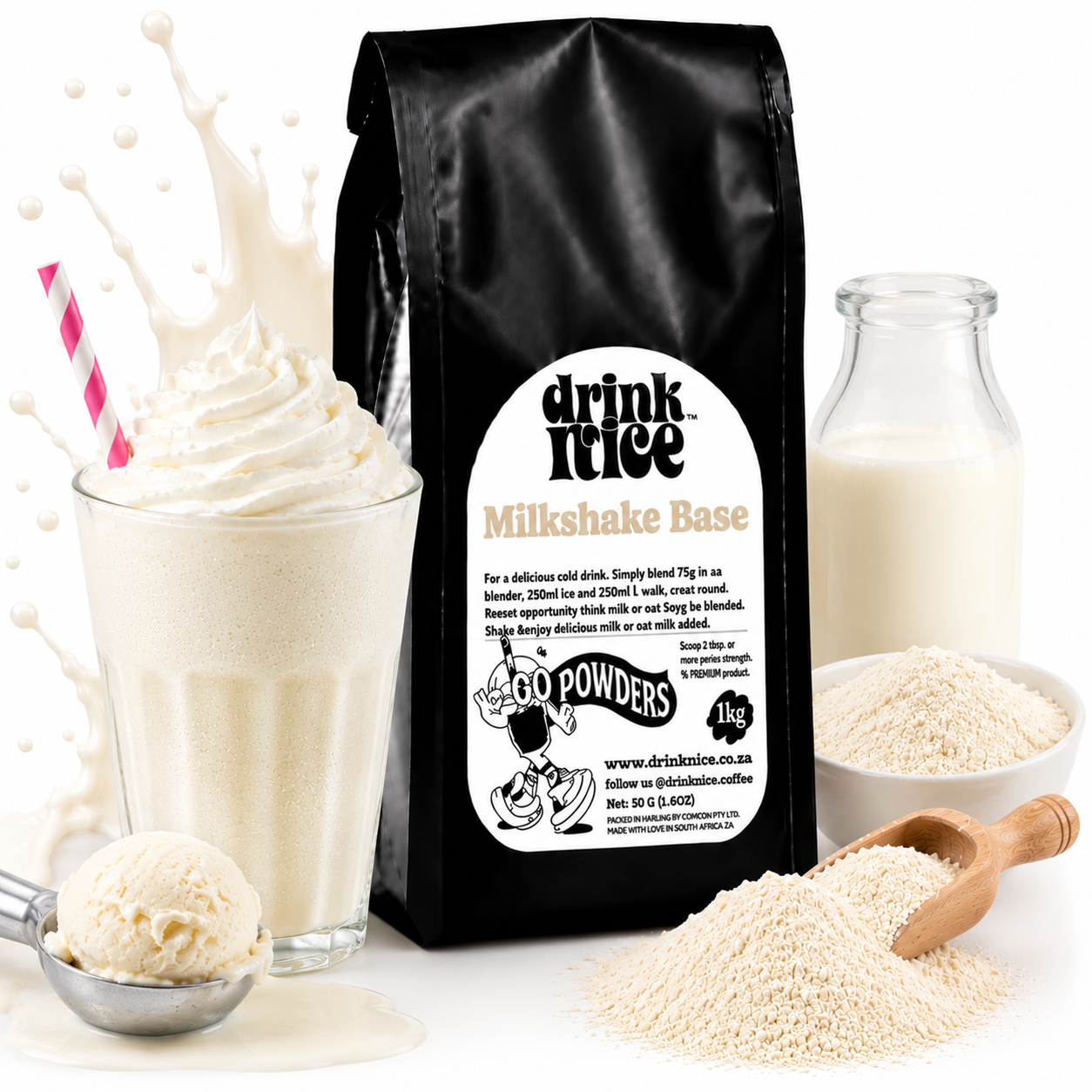 N'ice Frappe &amp; Latte Powders 1kg