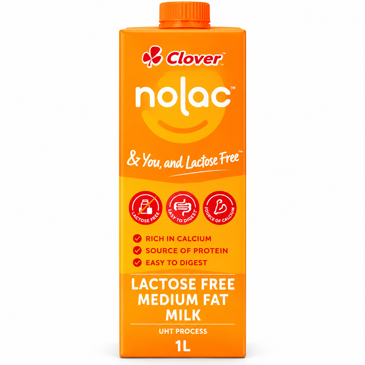 Milk Nolac Lactose Free Clover 1lt
