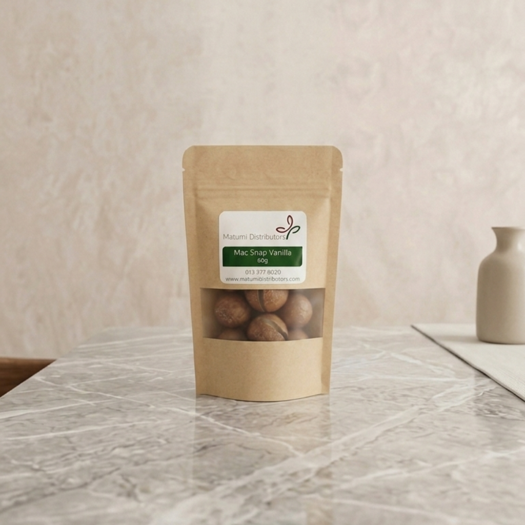 Nuts Macadamia Snap Vanilla 60g