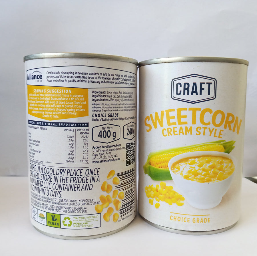 Sweetcorn Creamstyle 415g