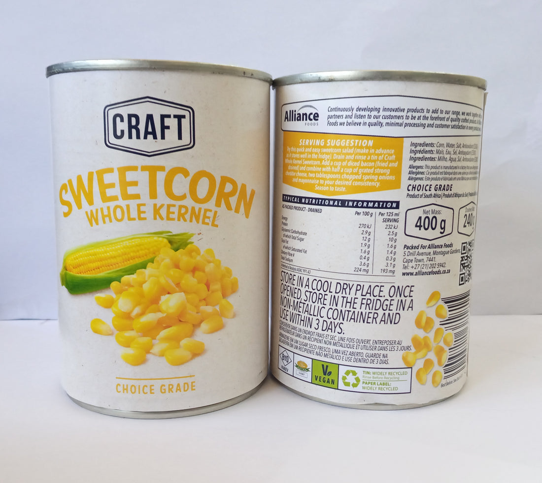 Sweetcorn Whole Kernel 410g