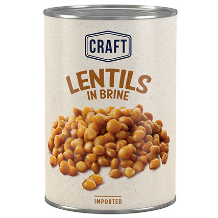 Tinned Lentils 400g - Craft In Brine