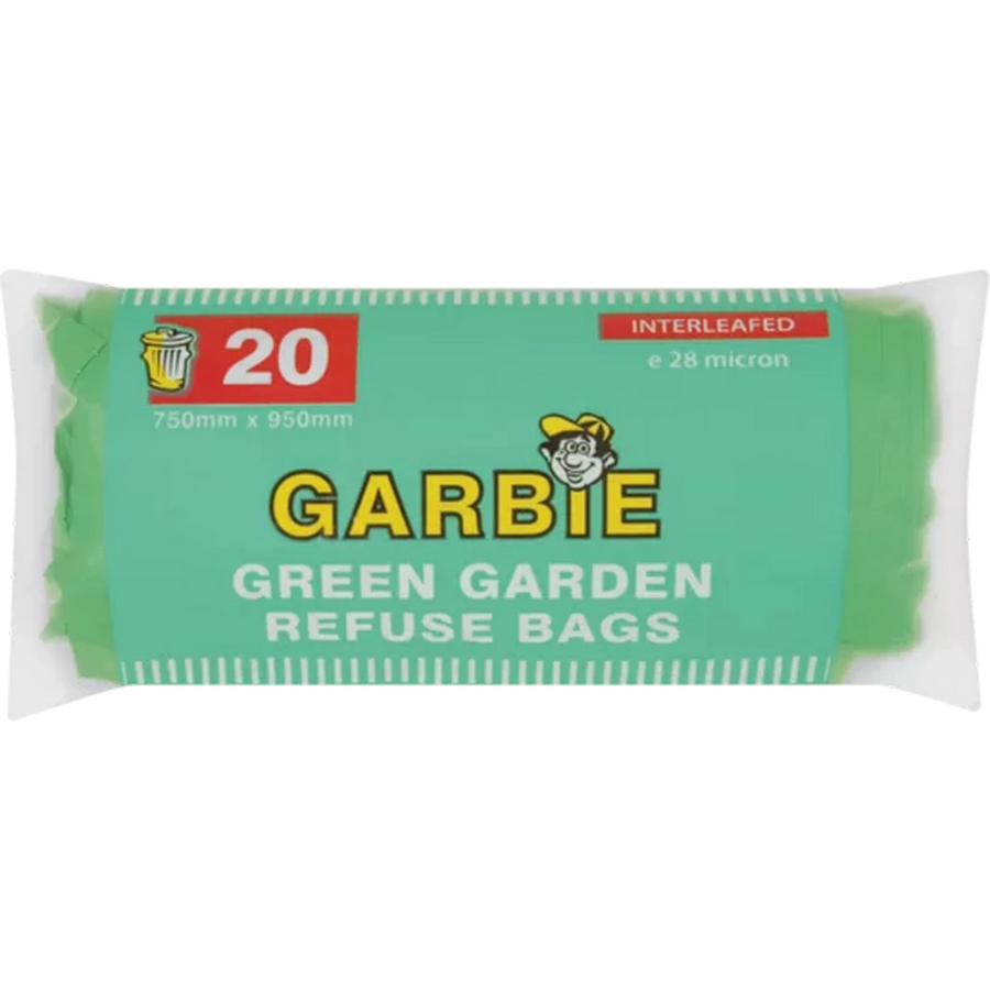 Refuse Bags Garbie Green 20s