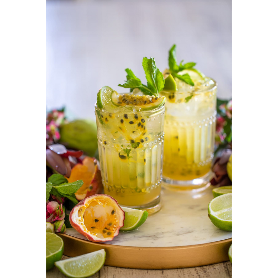 Summertime granadilla mojito
